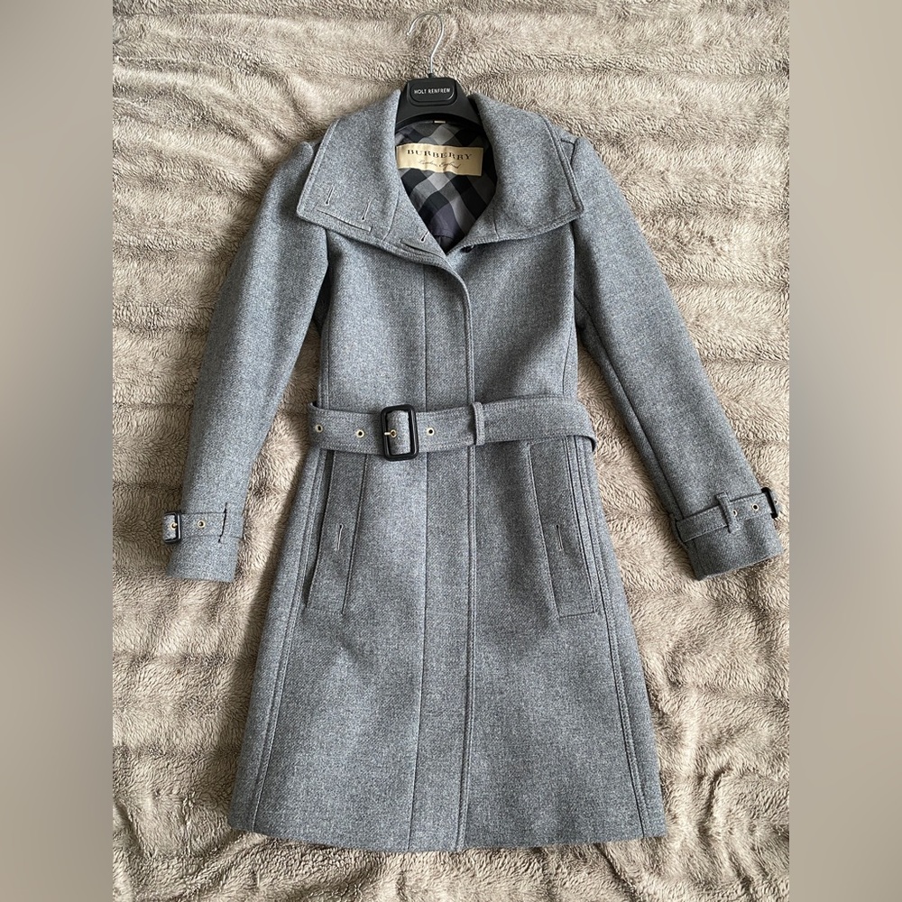 Burberry Mid-Length Belted Coat